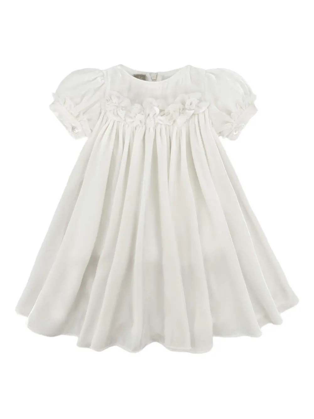 La Stupenderia Beatrice velvet dress - Bianco