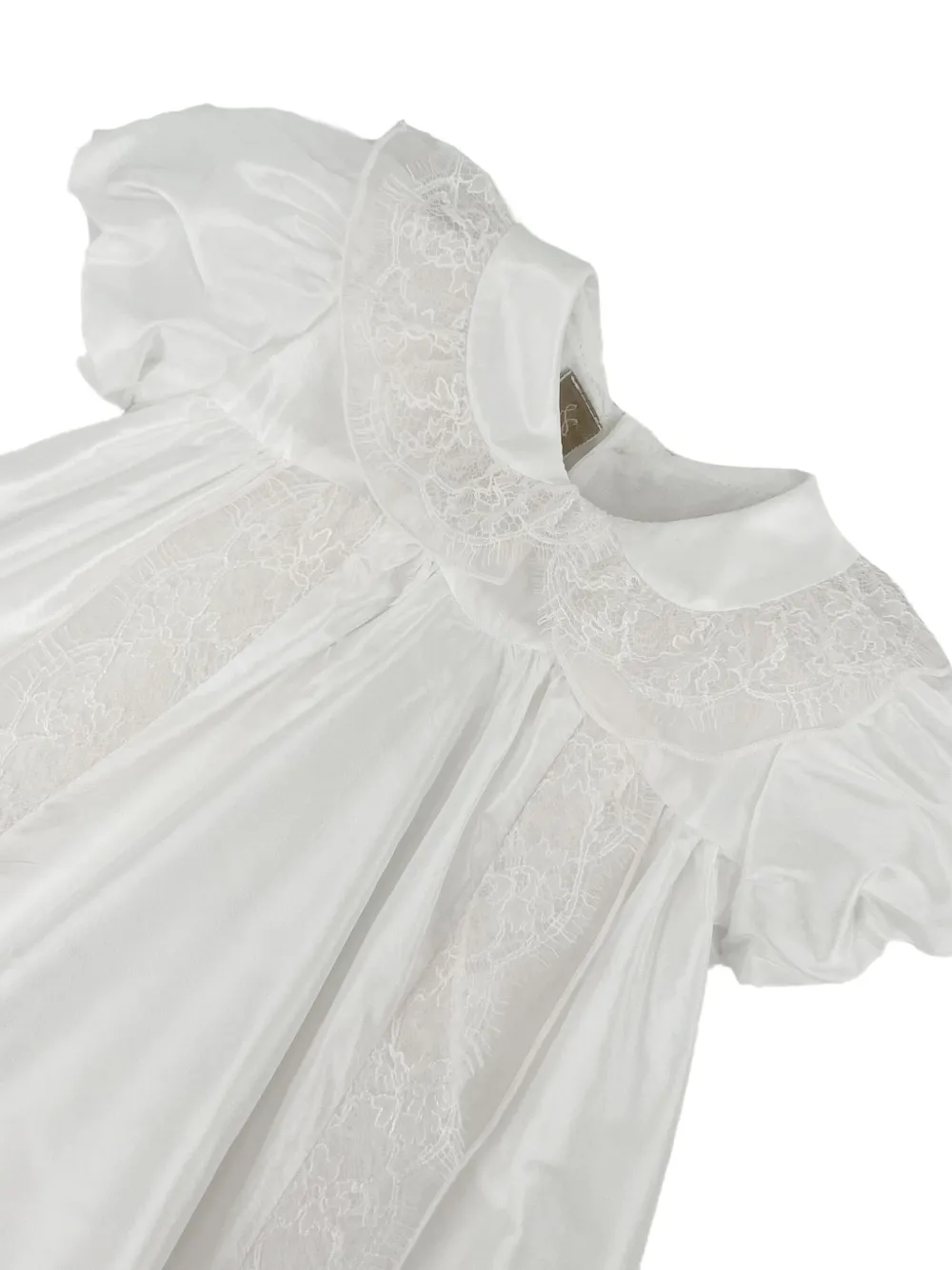 La Stupenderia Lucilla jurk met afwerking van kant Wit