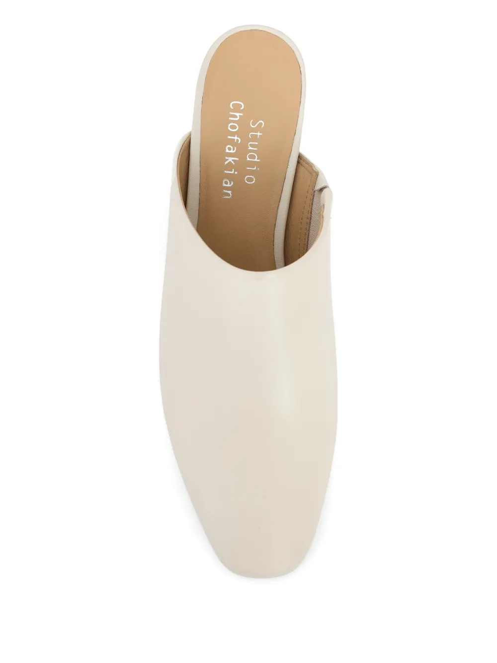 Studio Chofakian 50mm Studio 181 Mules In White