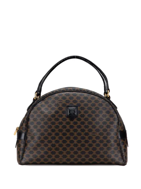 Celine Pre-Owned 1997 Macadam Coated Canvas Dome handbag