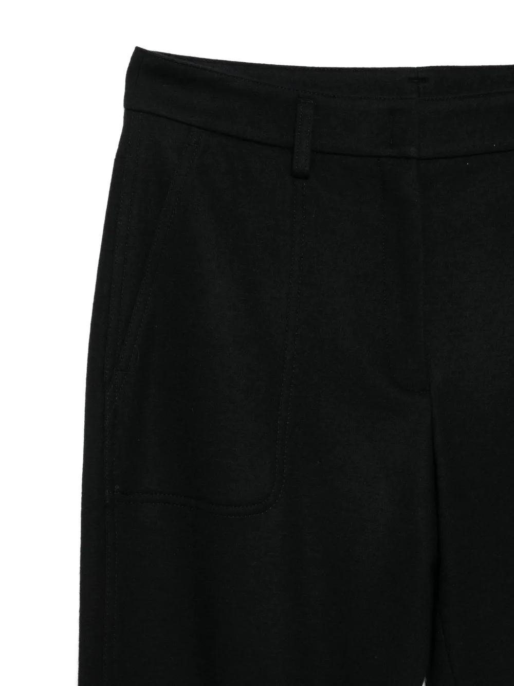 Akris Punto Belt-loop Trousers In Black