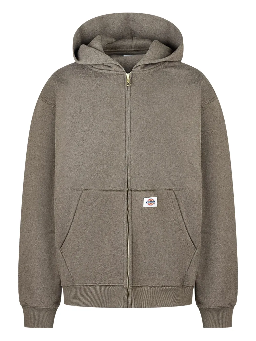 DICKIES logo-patch hoodie | Green | Image 1