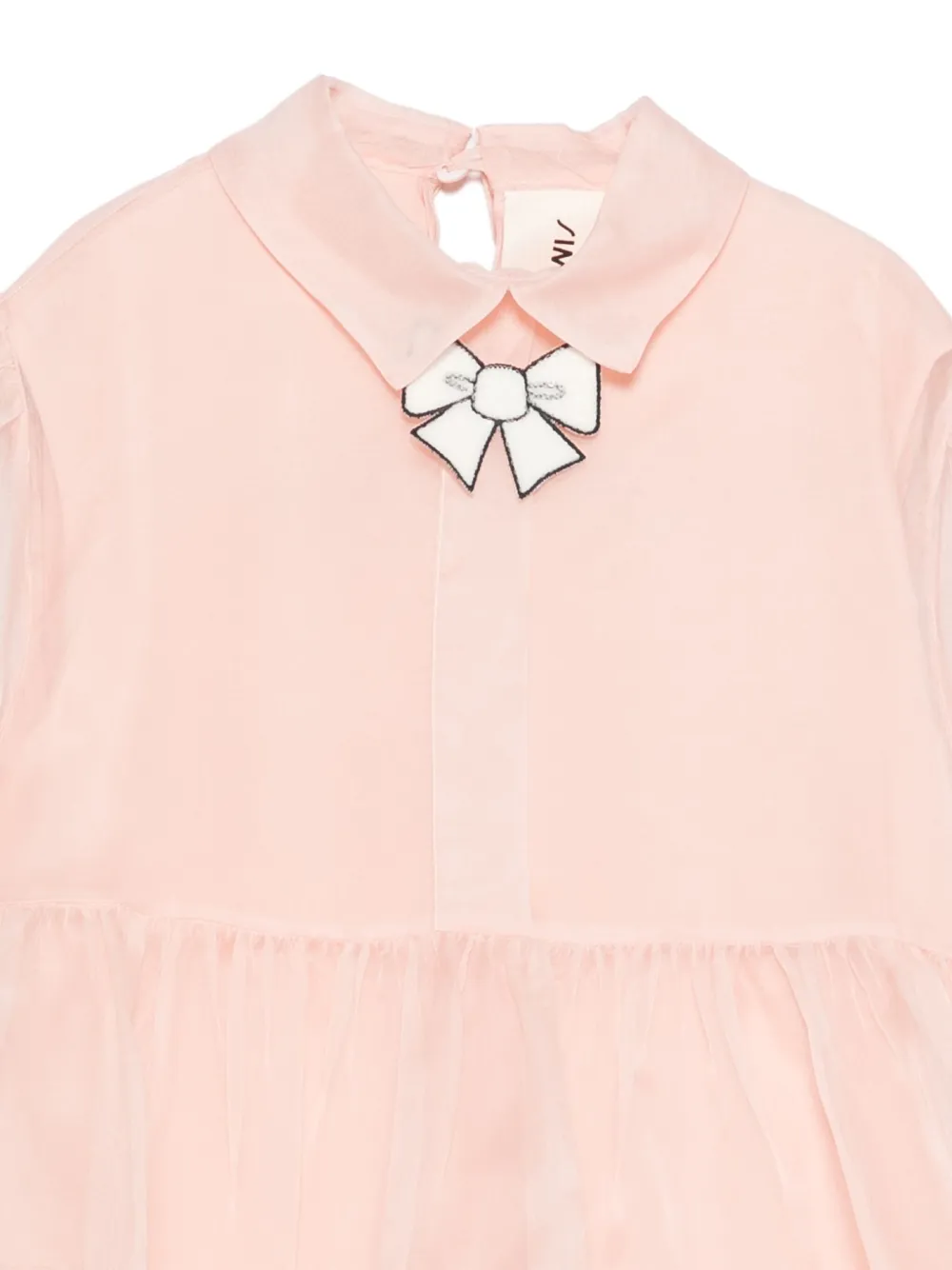 Simonetta Zijden jurk Roze