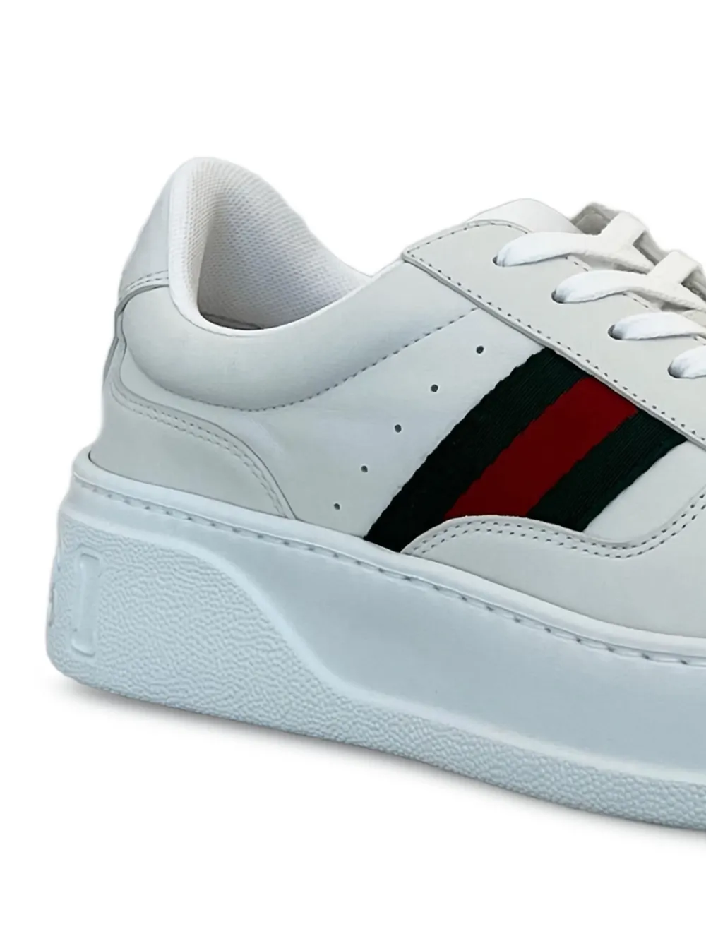 Gucci Gestreepte chunky sneakers Wit