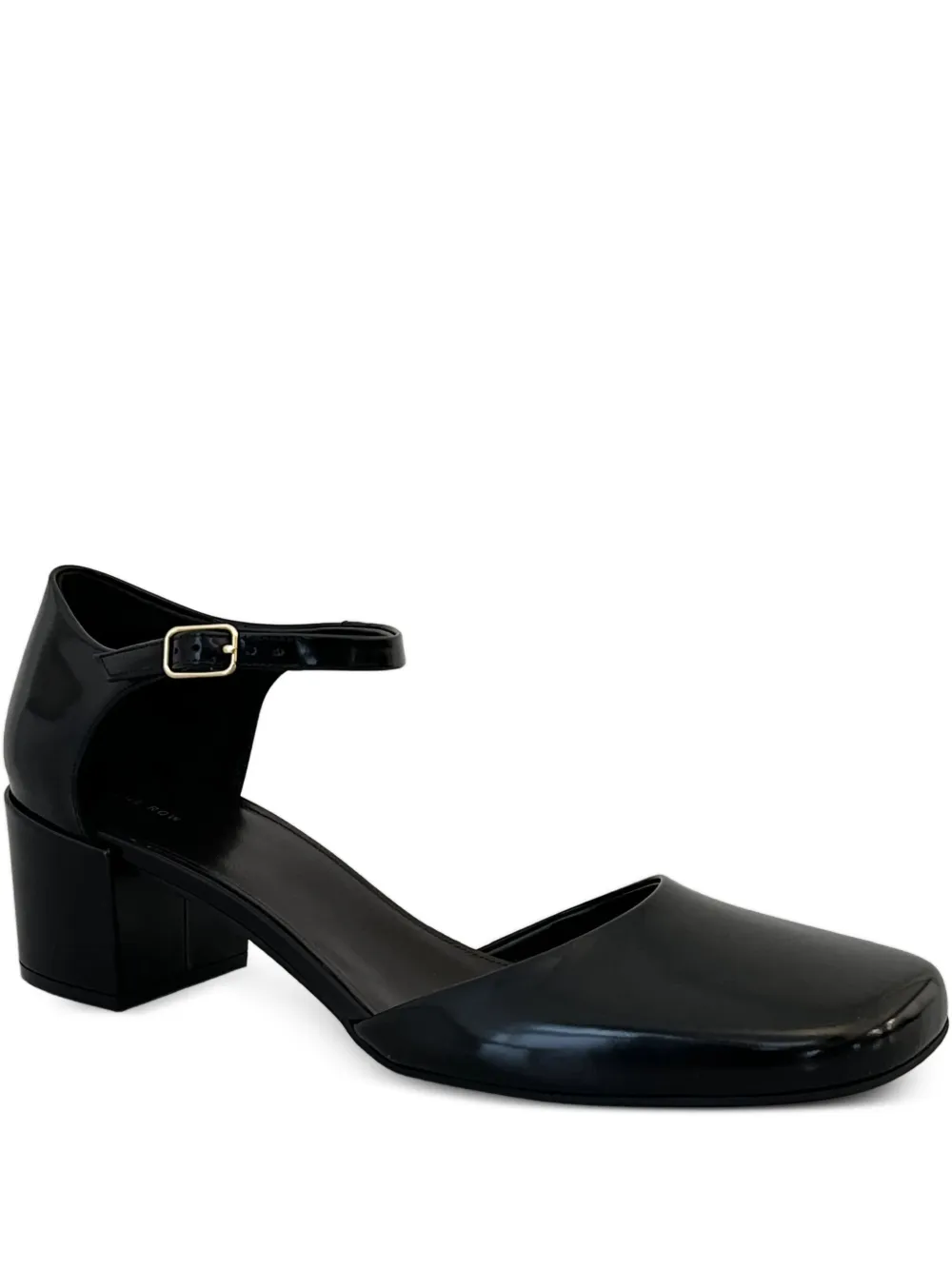 The Row Penelope Ankle-strap Pumps In Black