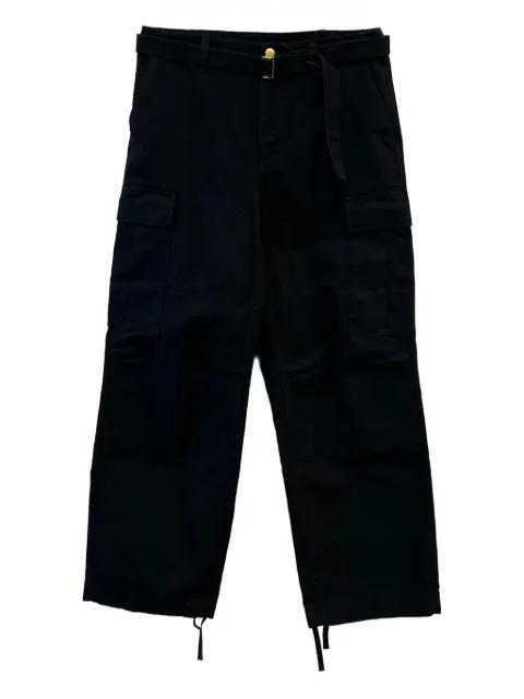 sacai belted trousers