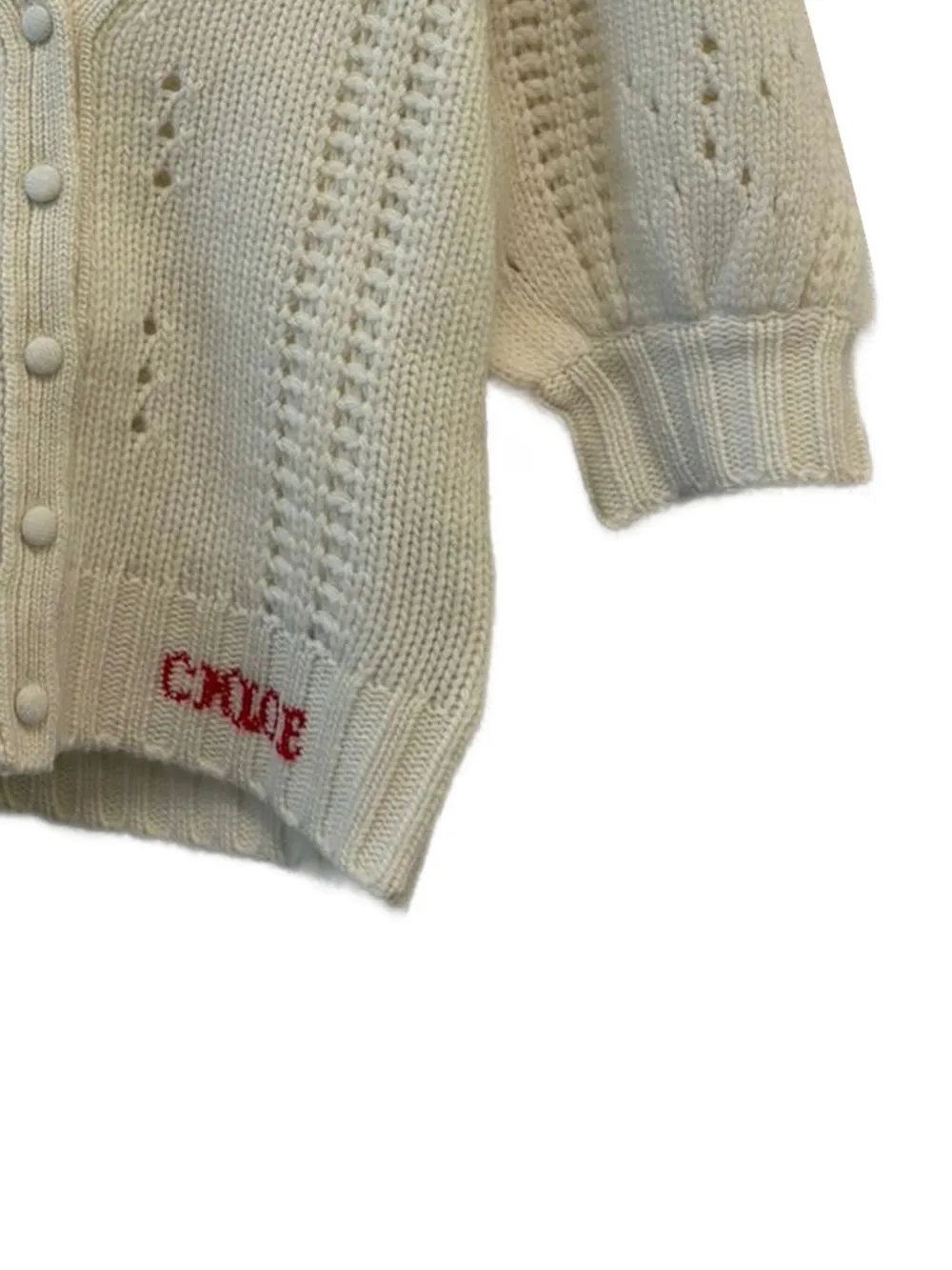 Chloé button puff-sleeve cardigan | Cardigans | Image 2