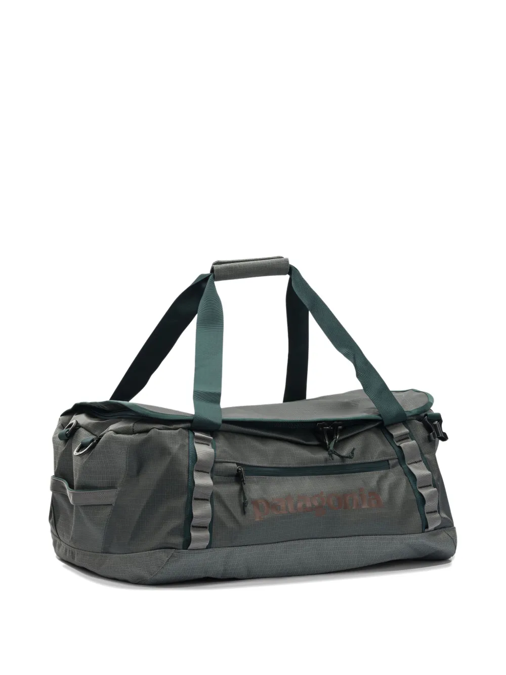 Patagonia Black Hole 55l Zip-up Duffle Bag In Gray