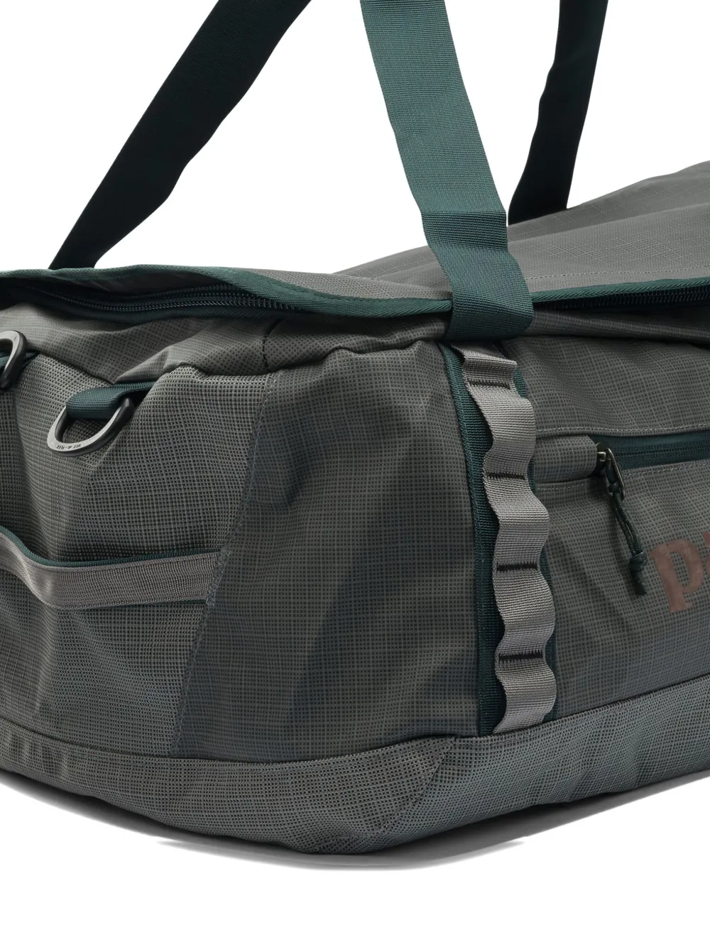 Patagonia Black Hole 55l Zip-up Duffle Bag In Gray
