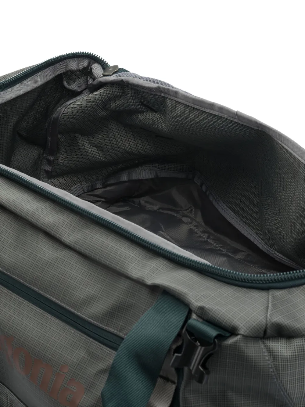 Patagonia Black Hole 55l Zip-up Duffle Bag In Gray