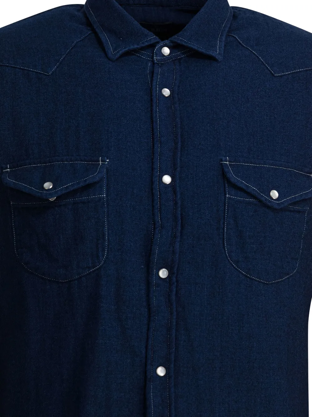 Bd Baggies Cotton Pocket Shirt In Blue
