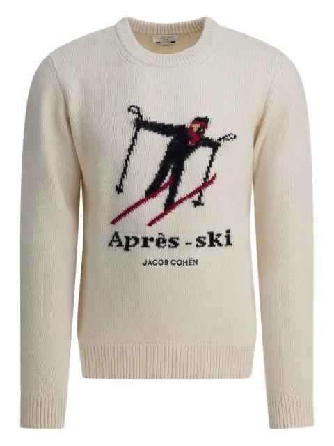 Jacob Cohën suéter tejido en intarsia