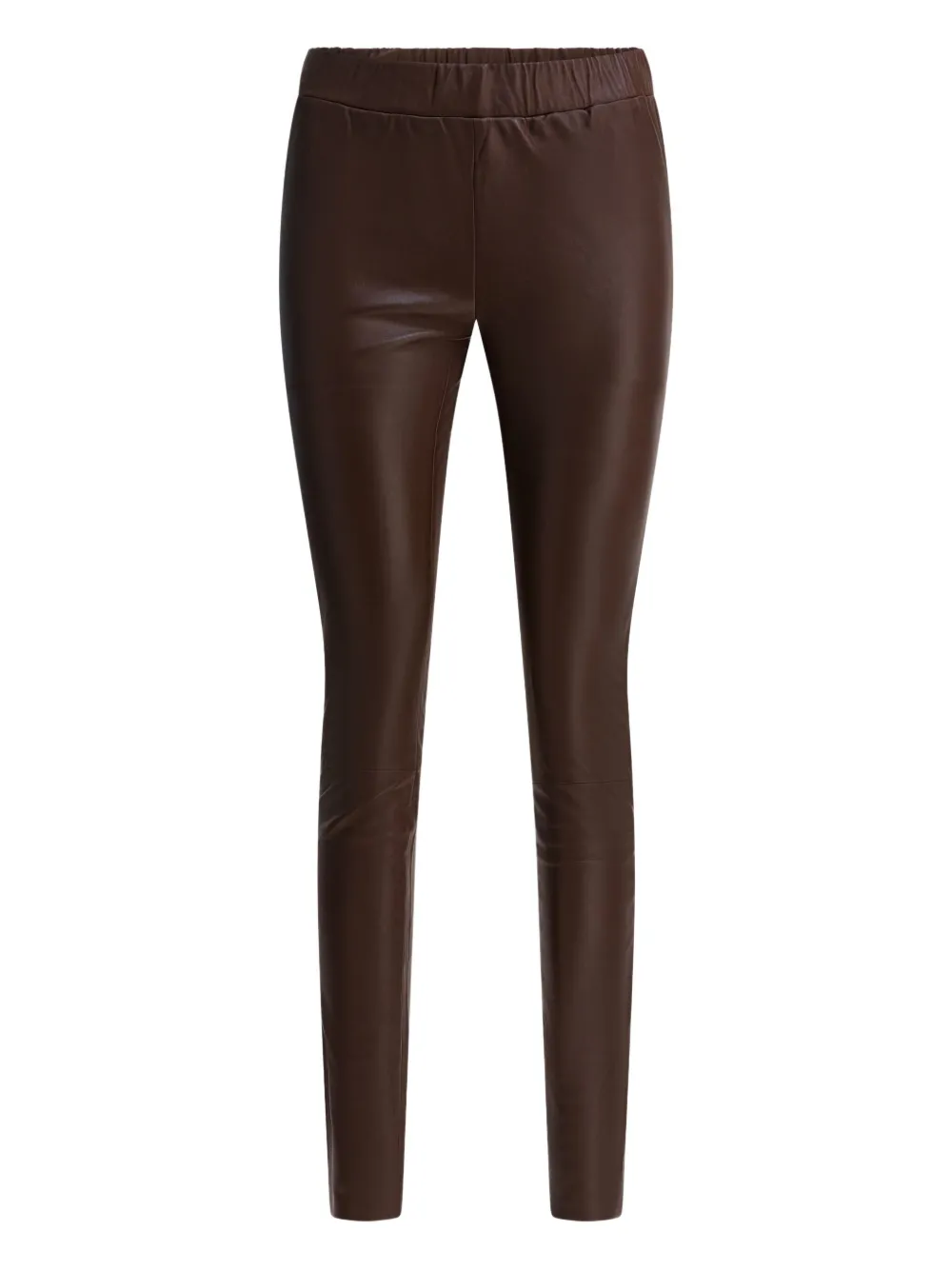 Max & Moi Elasticated-waistband Leggings In Brown
