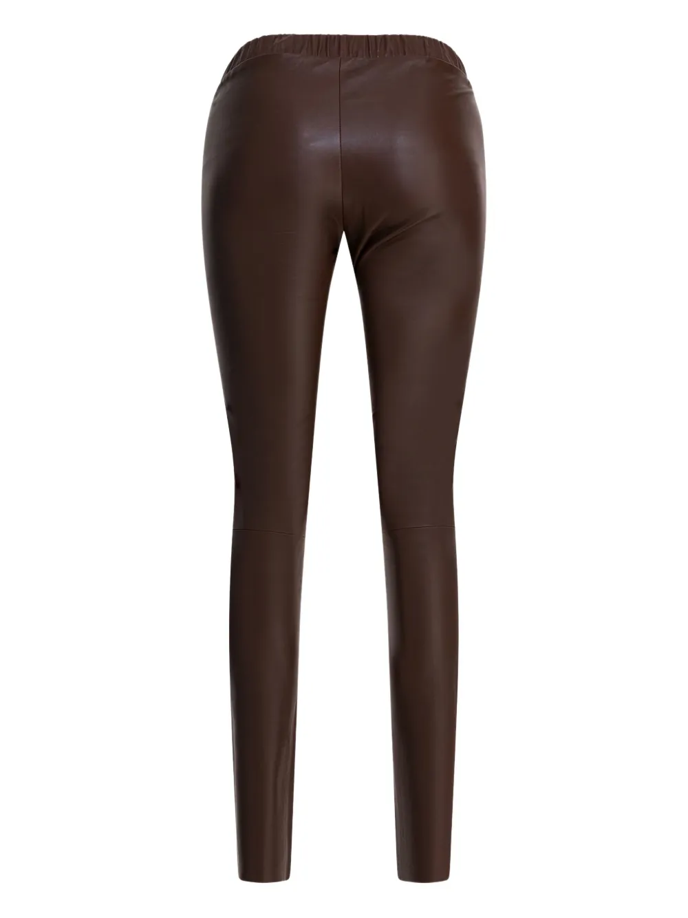 Max & Moi Elasticated-waistband Leggings In Brown