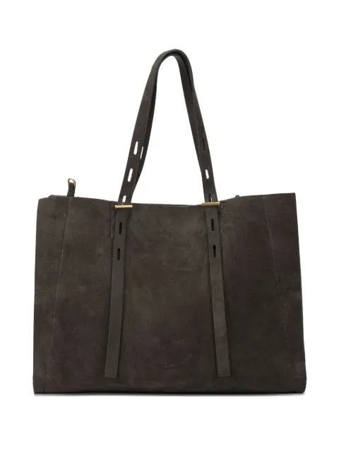 MINO BOSSI  Paula suede leather tote bag