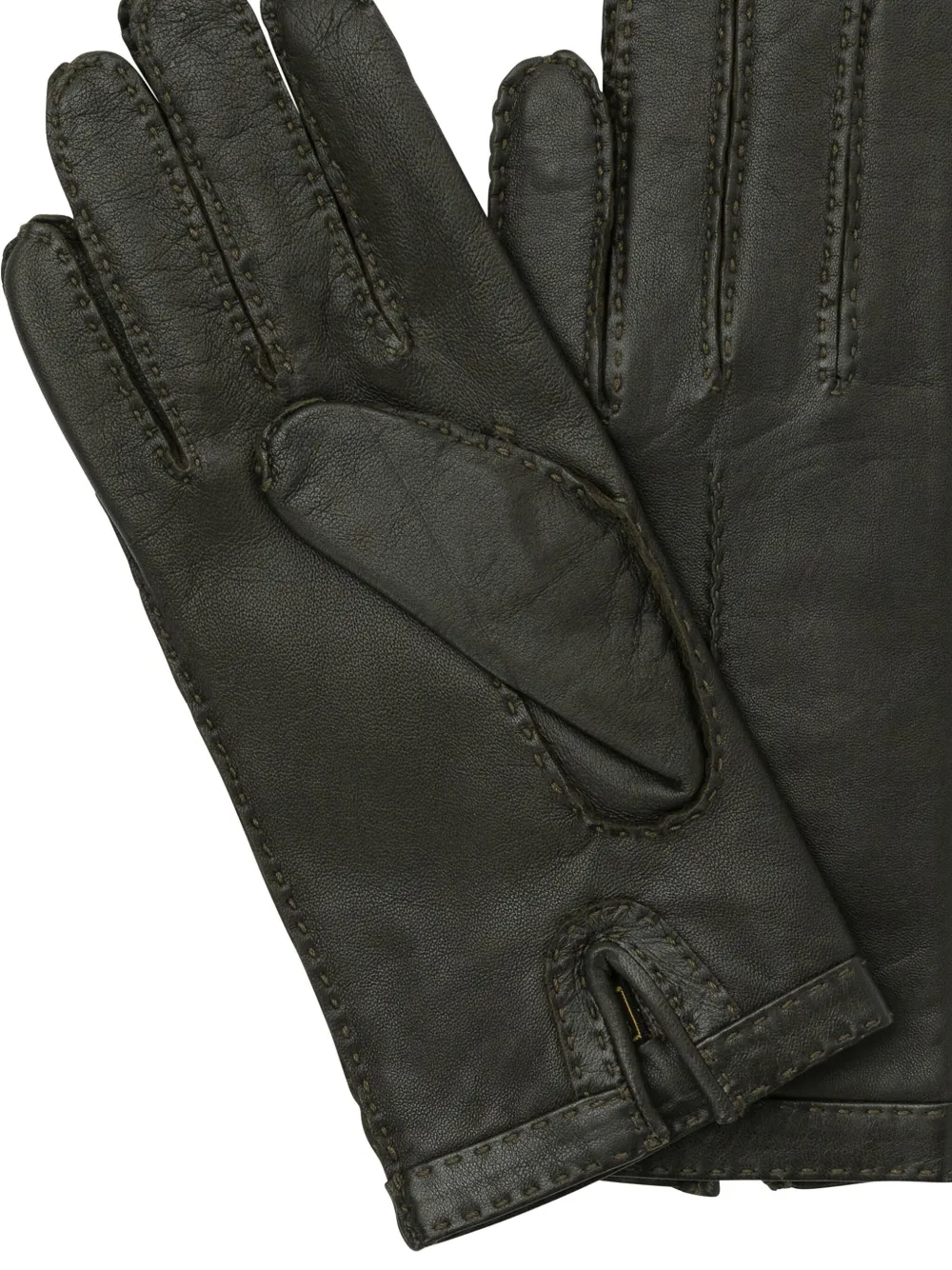 Restelli Handschoenen van wol-kasjmierblend - Groen