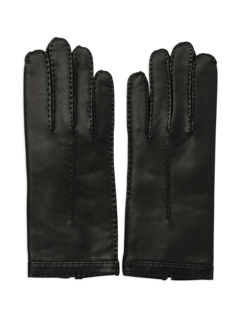 Restelli stitched gloves | Black | Image 1
