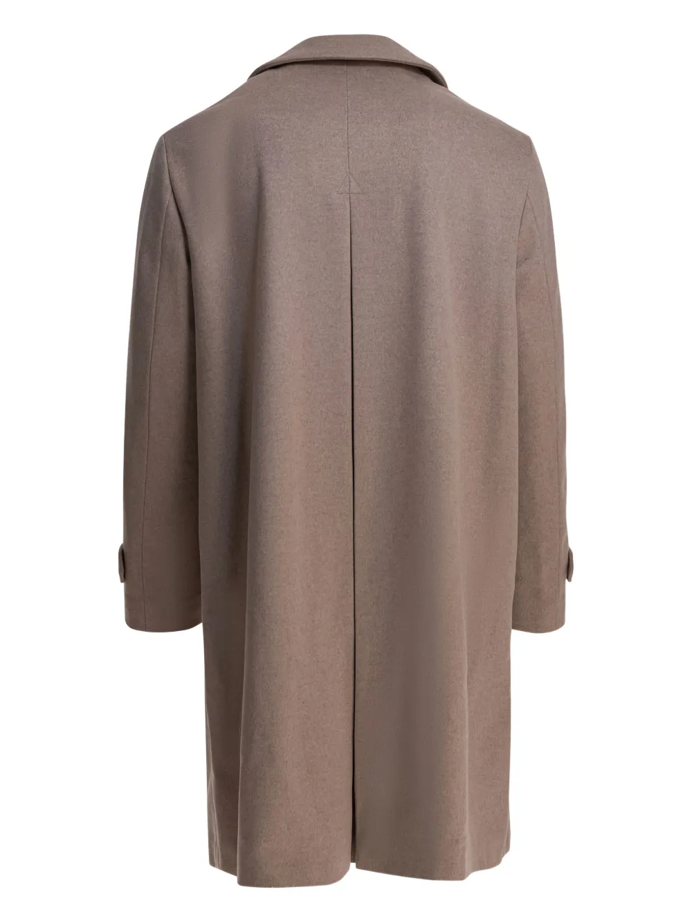 Montedoro Buttoned Coat In Brown