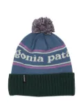 Patagonia logo beanie - Blue
