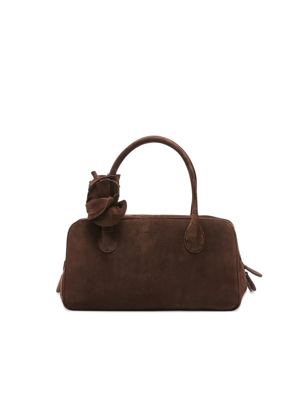 Magda Butrym Brigitte flower-detail tote bag - Bruin