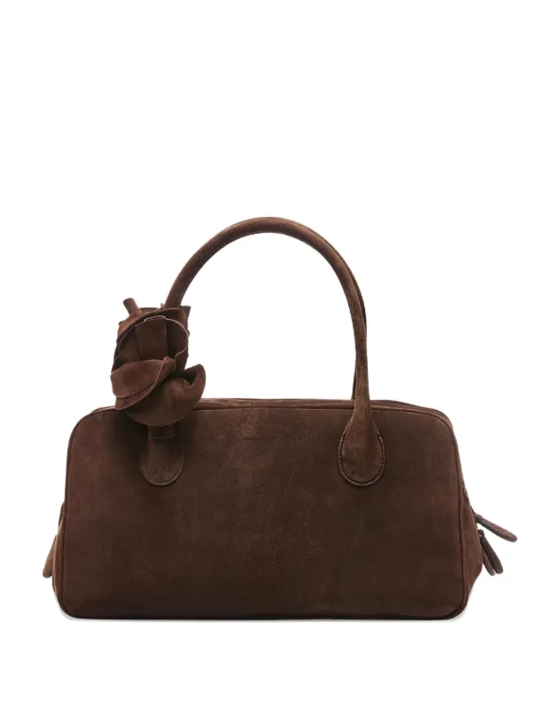 Magda Butrym Brigitte Flower-detail Tote Bag in Brown