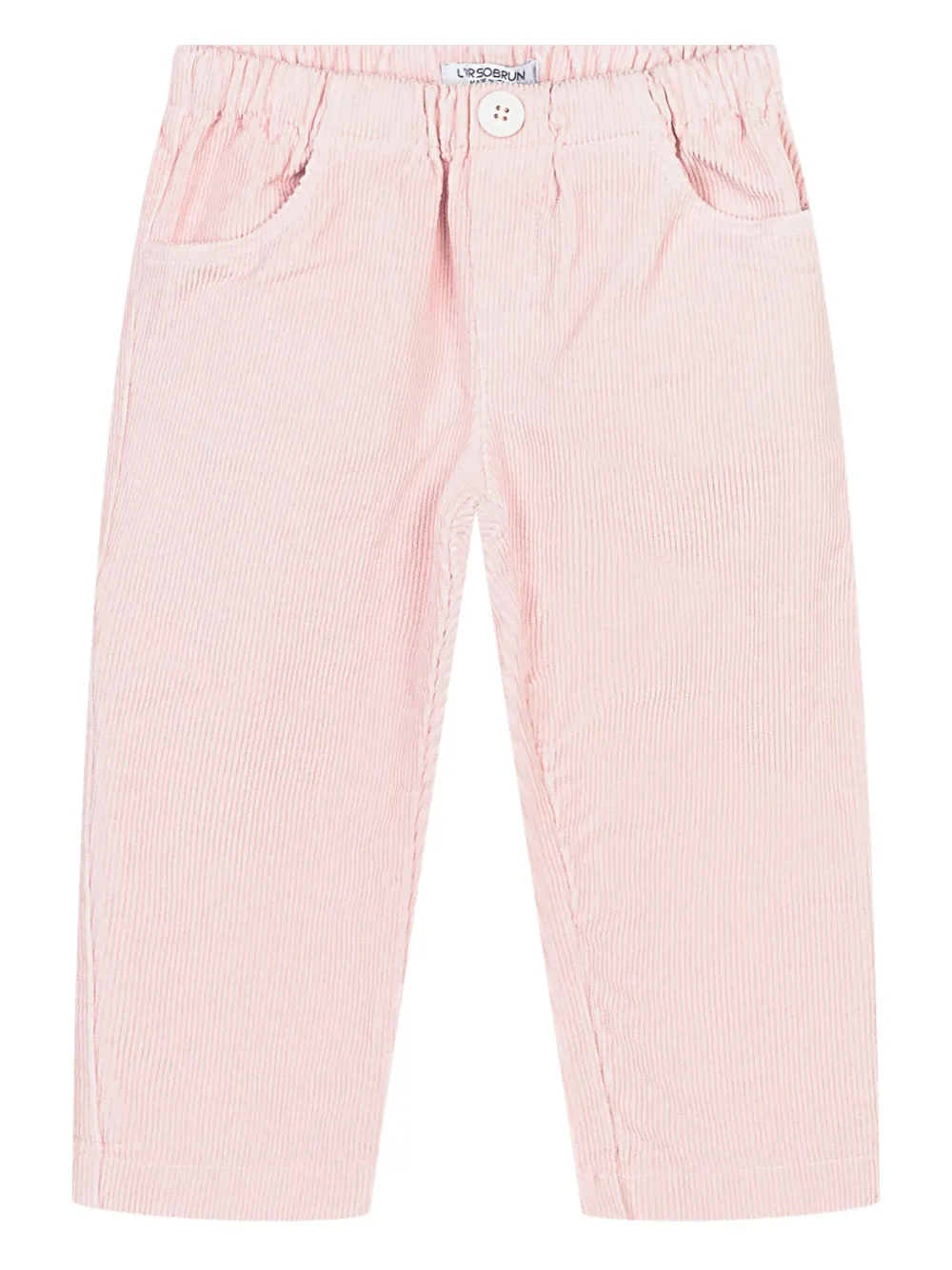 L'ORSOBRUNO Barney corduroy trousers | Pink | Image 1