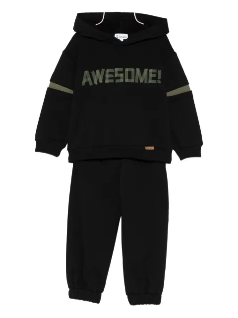 LALALU logo-patch tracksuit