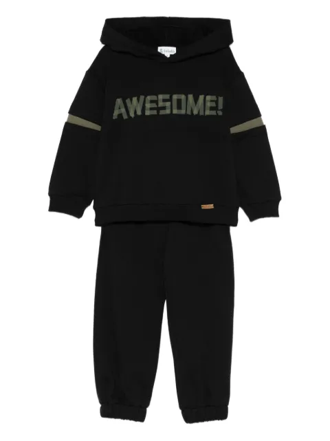 LALALU logo-patch tracksuit