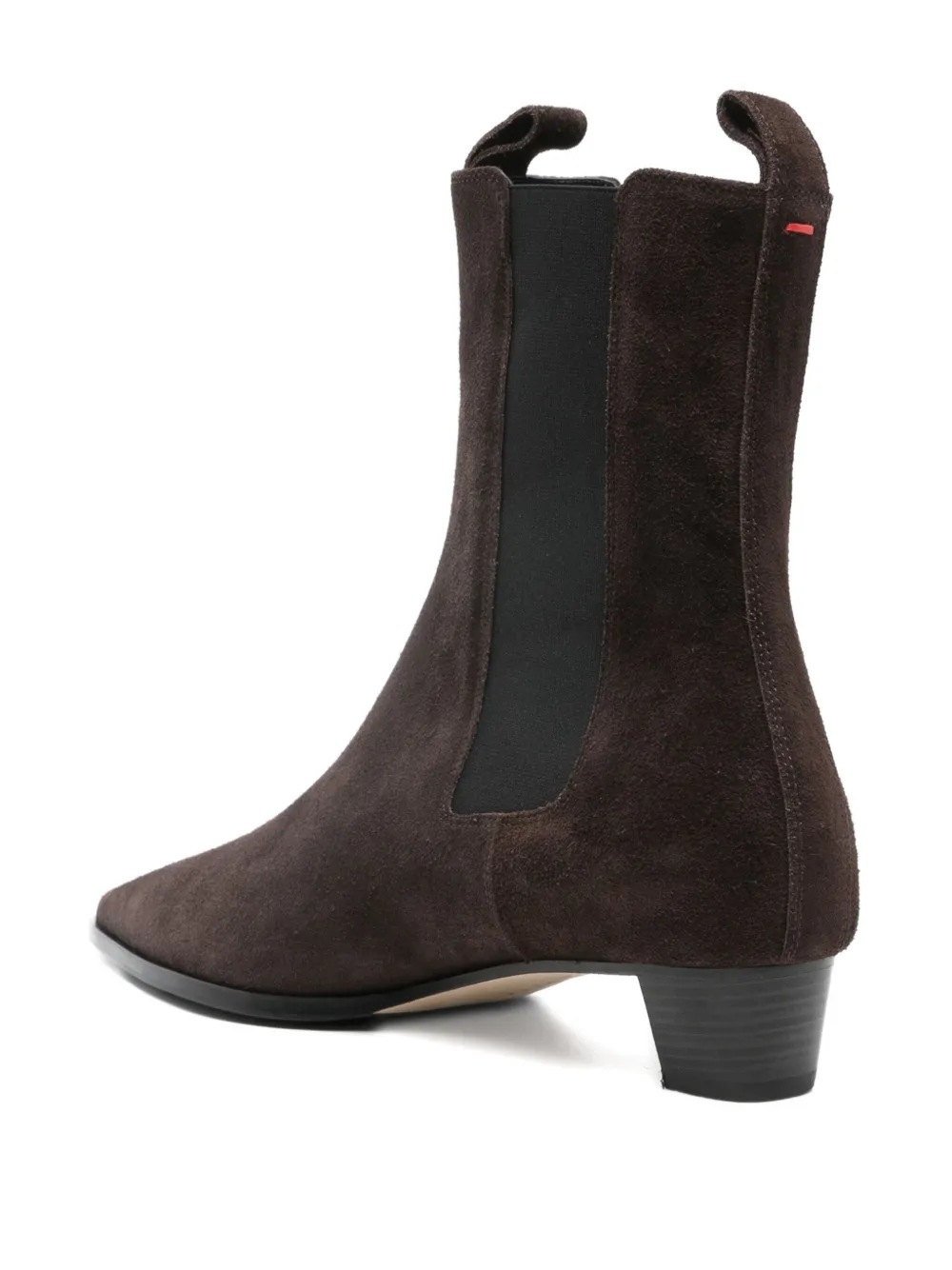 Aeyde Kiki suede Chelsea boots Bruin