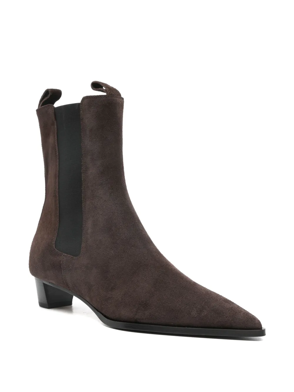 Aeyde Kiki suede Chelsea boots Bruin