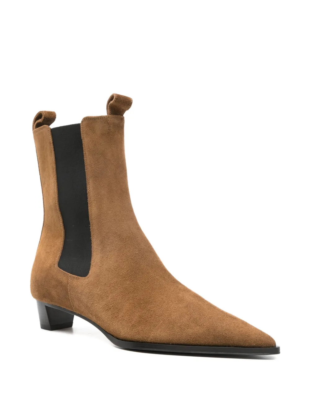 Aeyde 30mm Kiki suede Chelsea boots Bruin