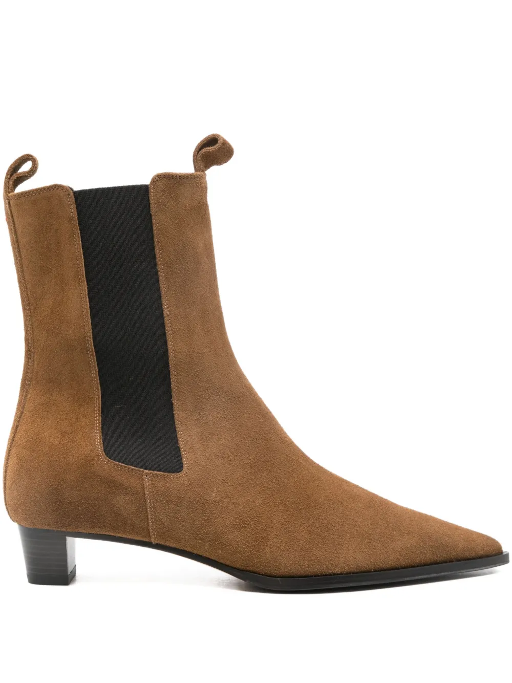 Aeyde 30mm Kiki suede Chelsea boots Bruin