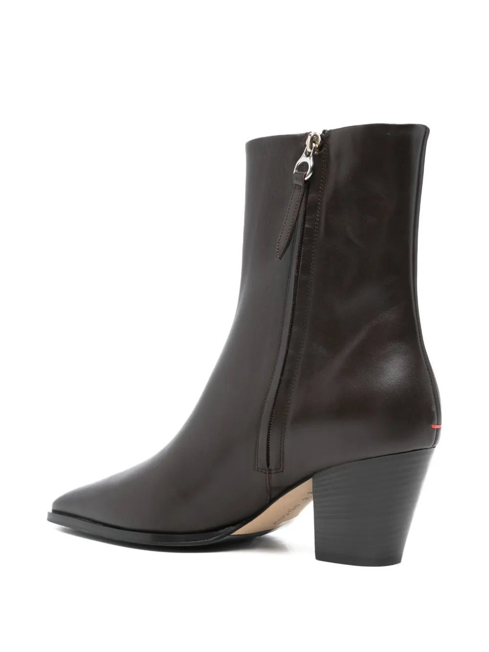 Aeyde Hedvig Ankle Boots In Brown
