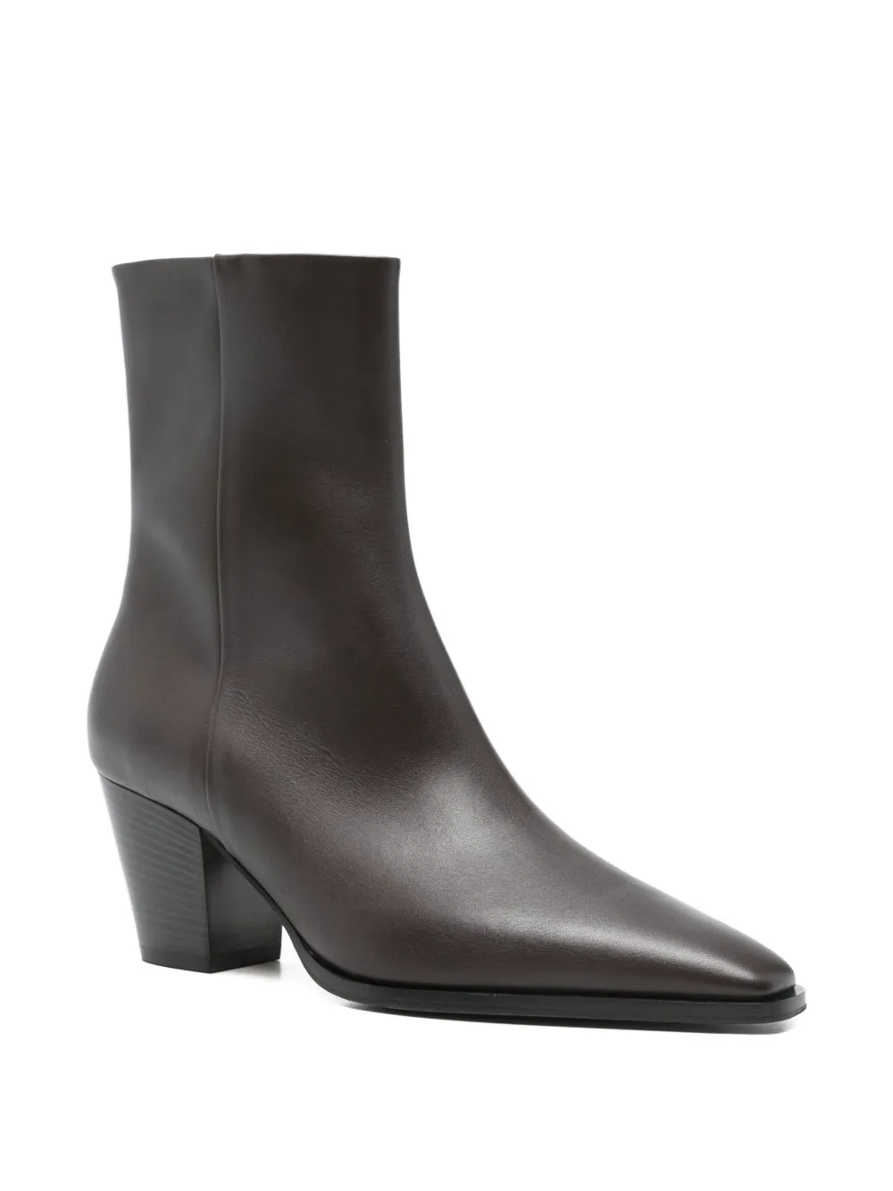 Aeyde Hedvig Ankle Boots In Brown