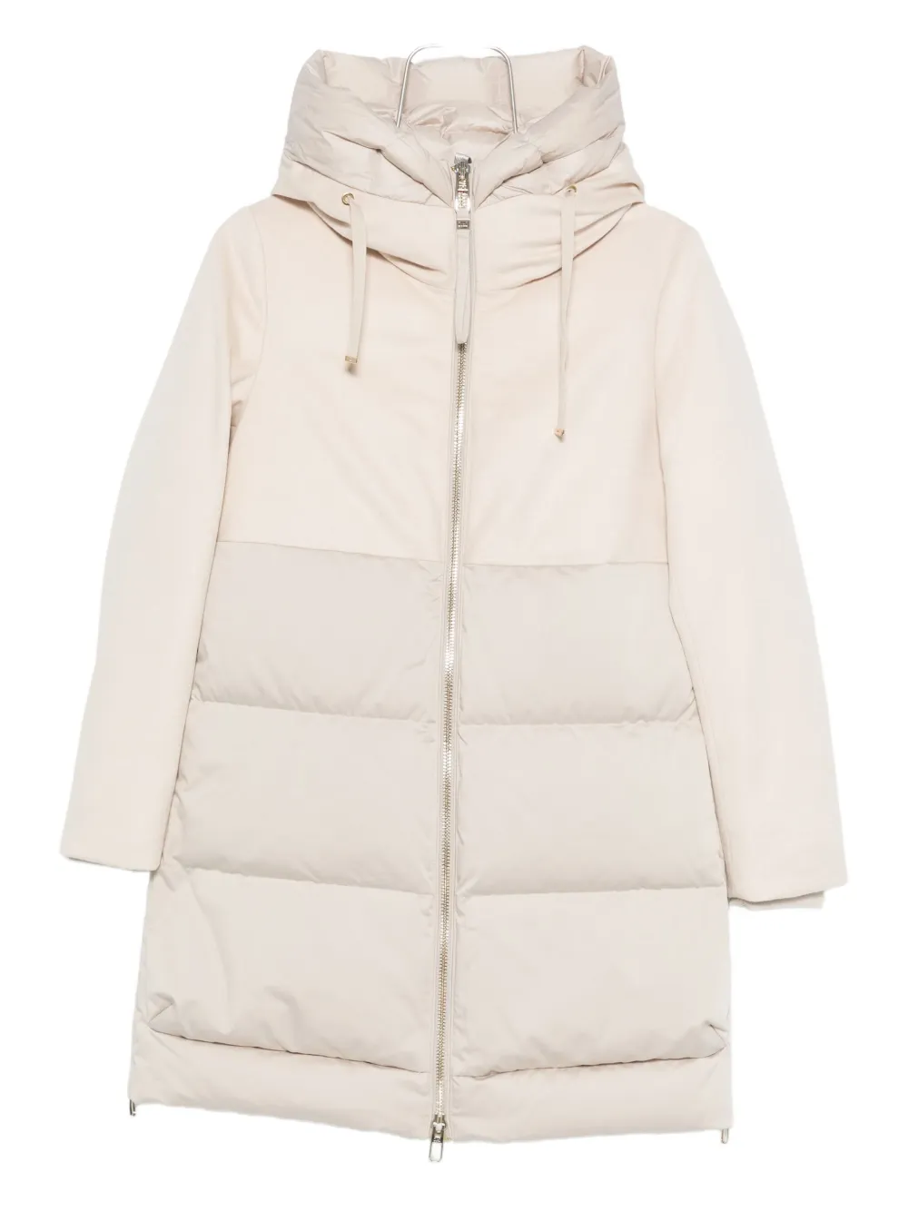Duno Padded Coat With Hood In Neutral