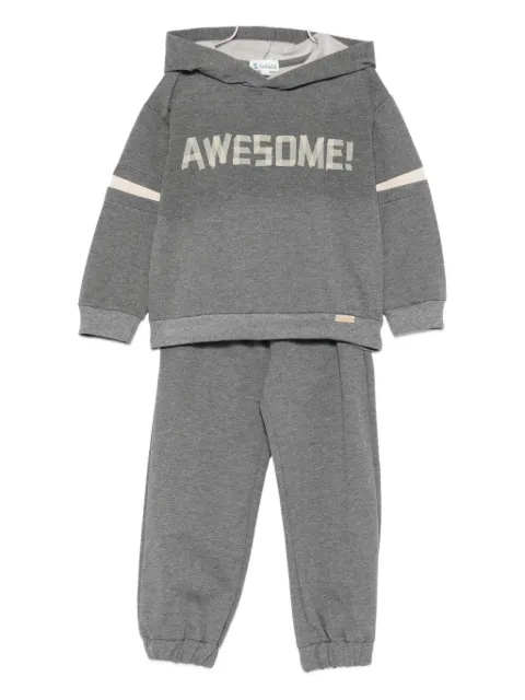 LALALU logo-patch tracksuit