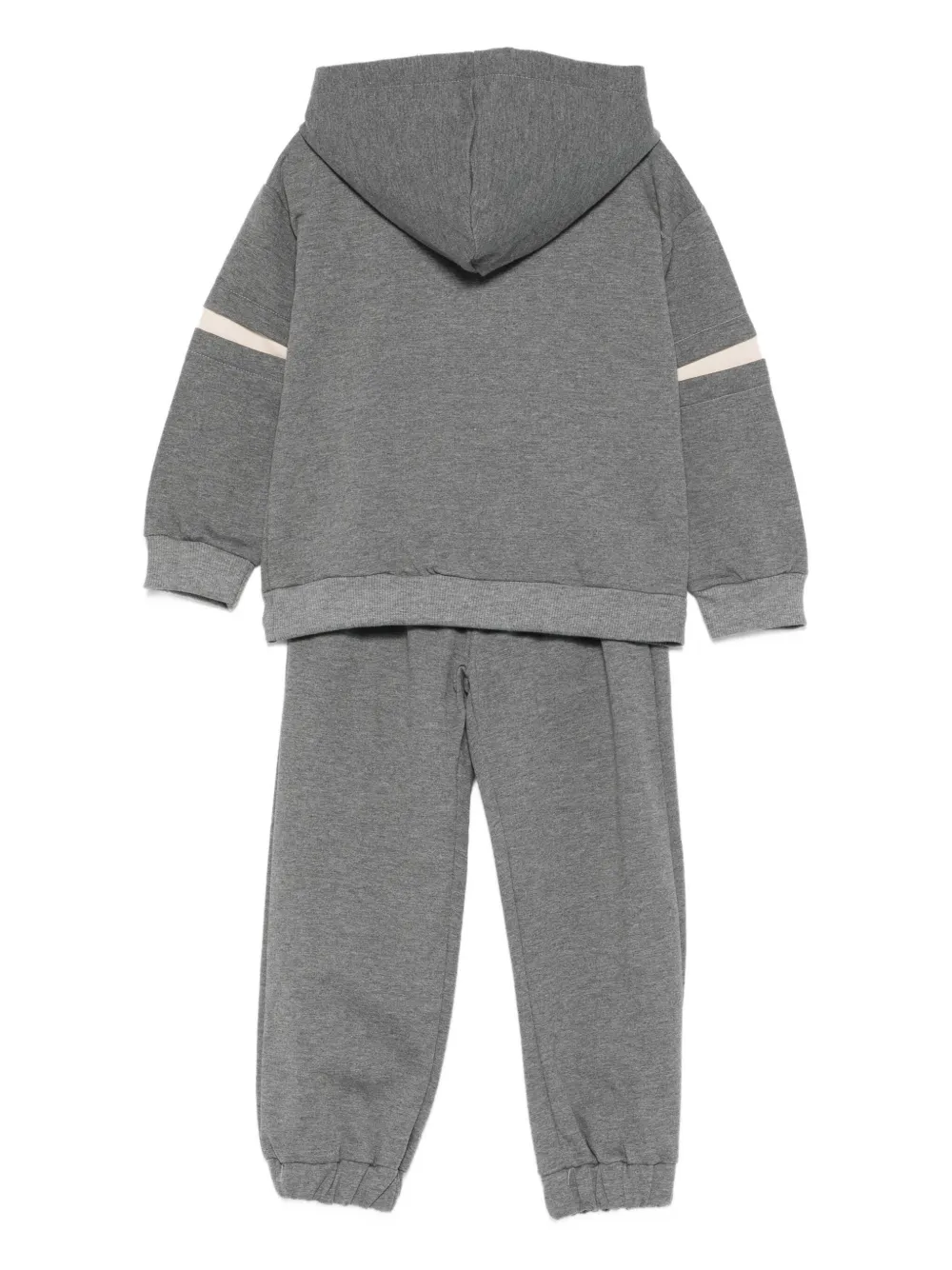 Lalalù Logo-patch Tracksuit In Gray