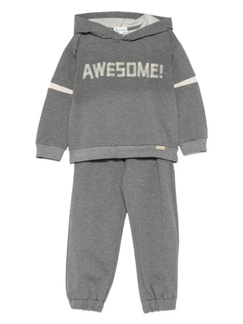 LALALU logo-patch tracksuit