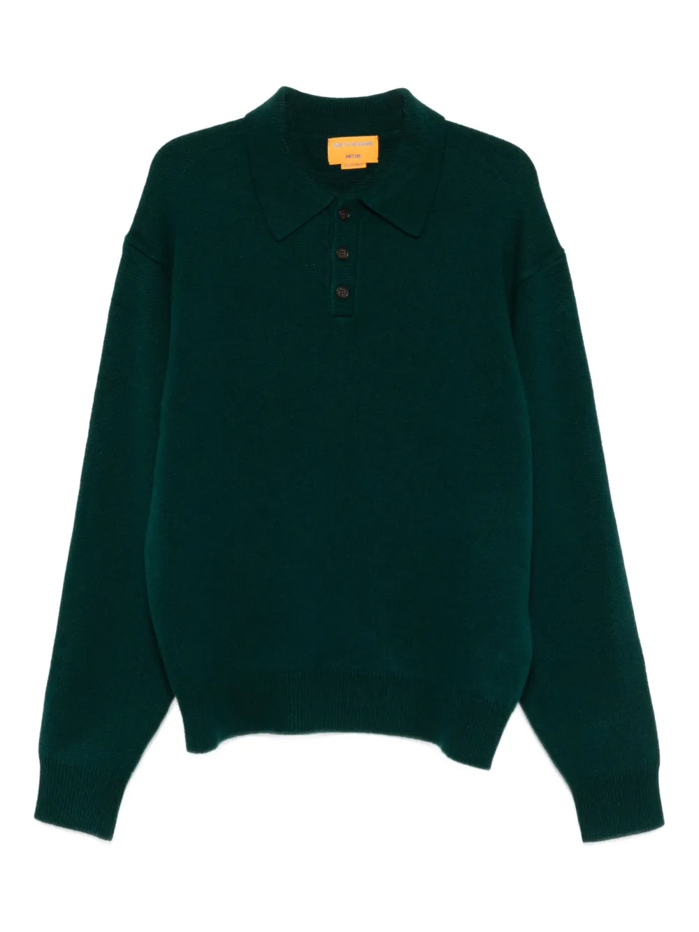 Guest In Residence Poloshirt met knoopsluiting | Groen | Image 1