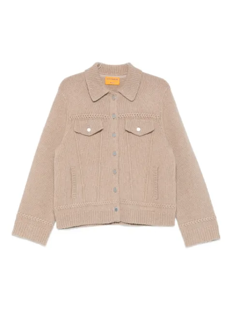Guest In Residence flap-pocket knitted jacket