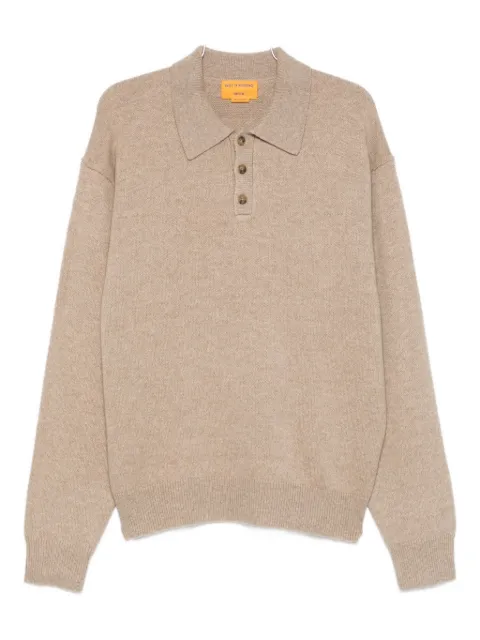 Guest In Residence button-fastening polo shirt