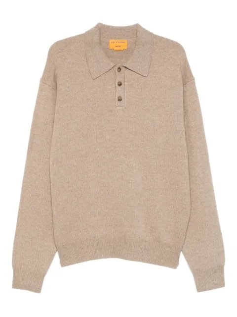 Guest In Residence button-fastening polo shirt