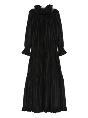 white christmas dresses Vintage 1960s Balenciaga-Style A-Line Silk Gown – Very Breezy