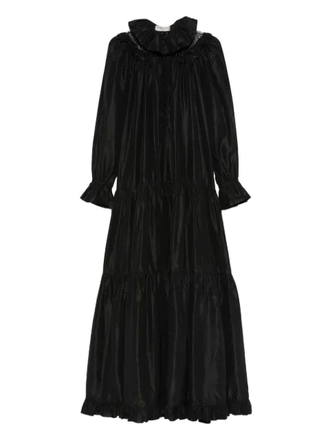 Balenciaga Pre-Owned 1970s ruffled-detail maxi dress