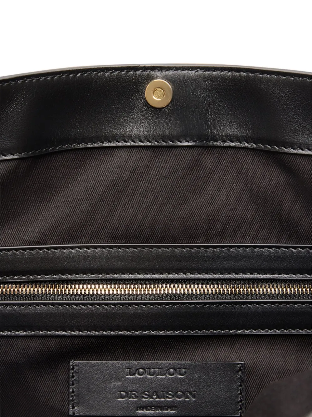 LouLou de Saison Daya bucket-tas Zwart