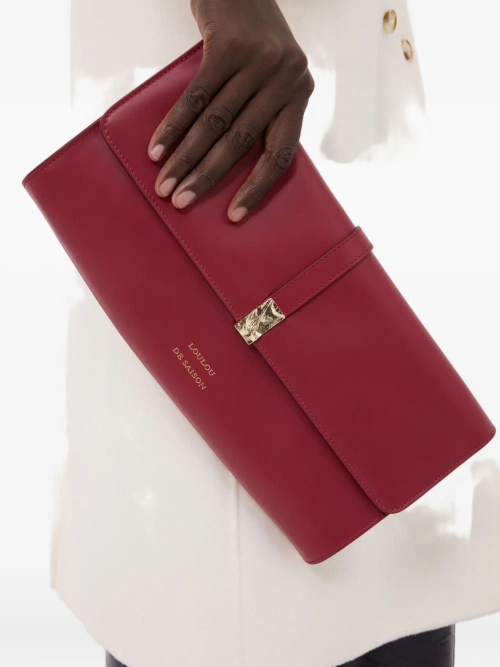 LouLou de Saison Elmer leather clutch | Image 2