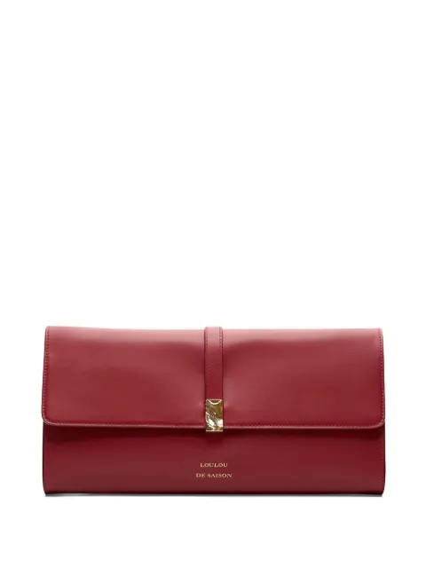 LouLou de Saison Elmer leather clutch