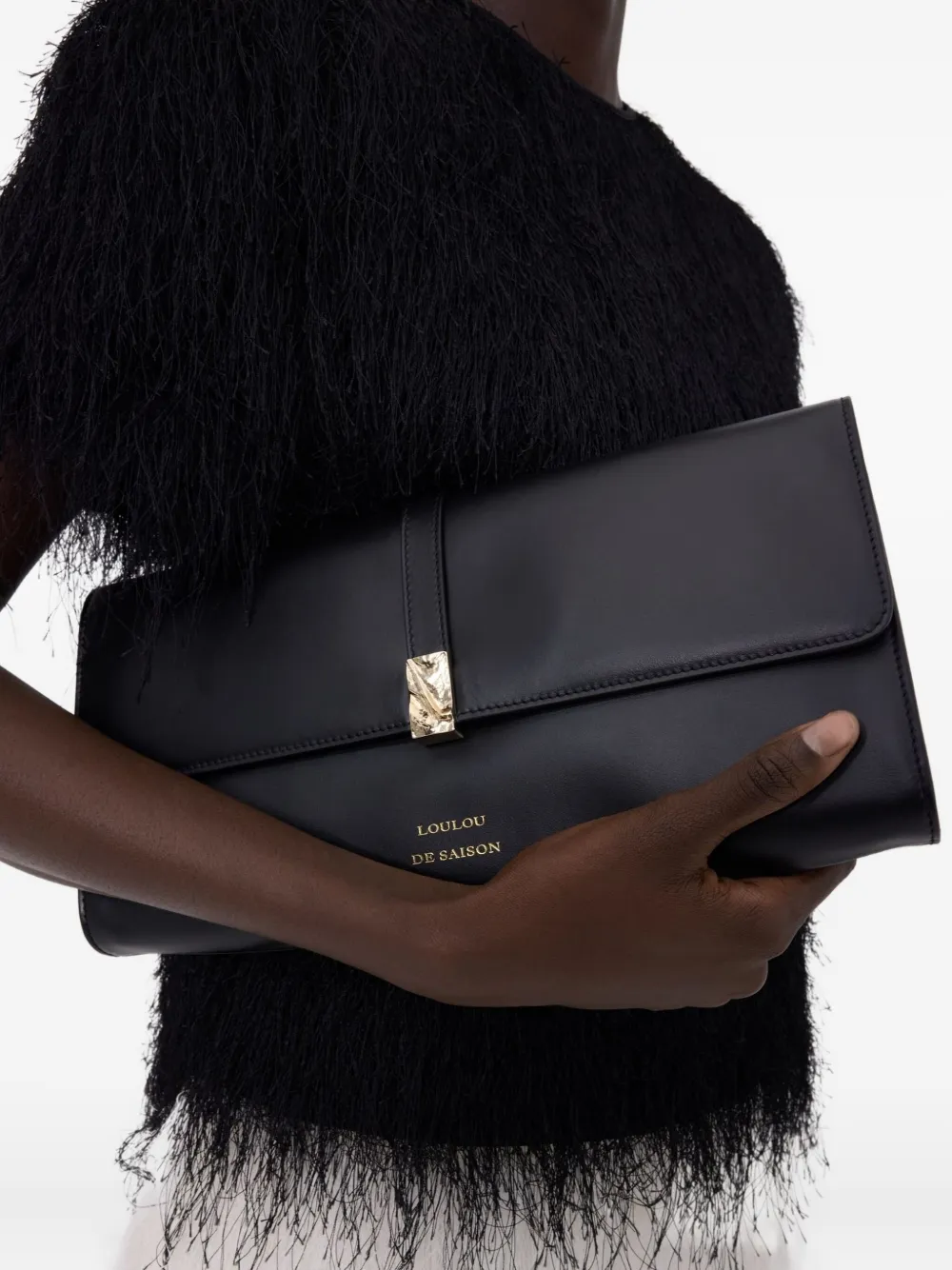 LouLou de Saison Elmer leather clutch | Image 2