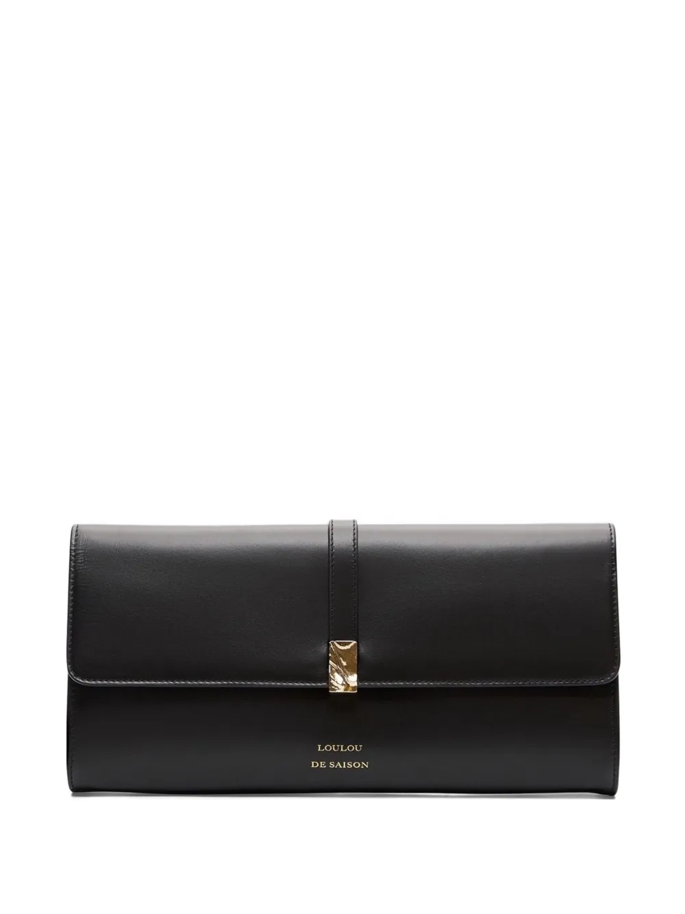 LouLou de Saison Elmer leather clutch | Black | Image 1