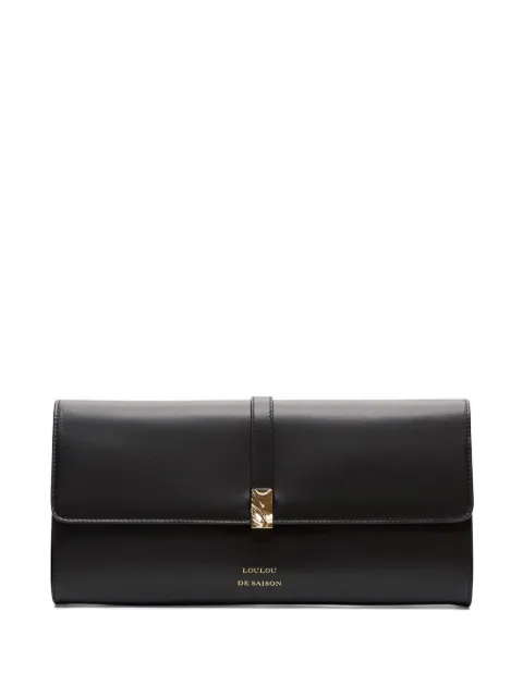 LouLou de Saison Elmer leather clutch